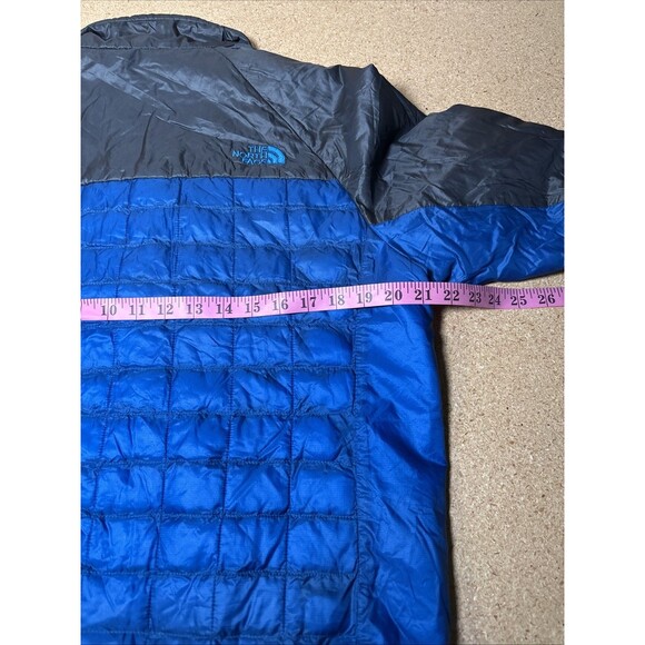 The North Face Men's Thermoball PrimaLoft Nano Puffer Jacket Gray/Blue Medium G1 - Picture 7 of 8